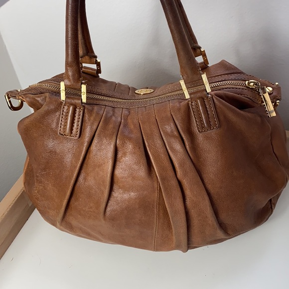 Tory burch brown handbag Tory Burch 'Verona' Satchel Handbag - Picture 5 of 16